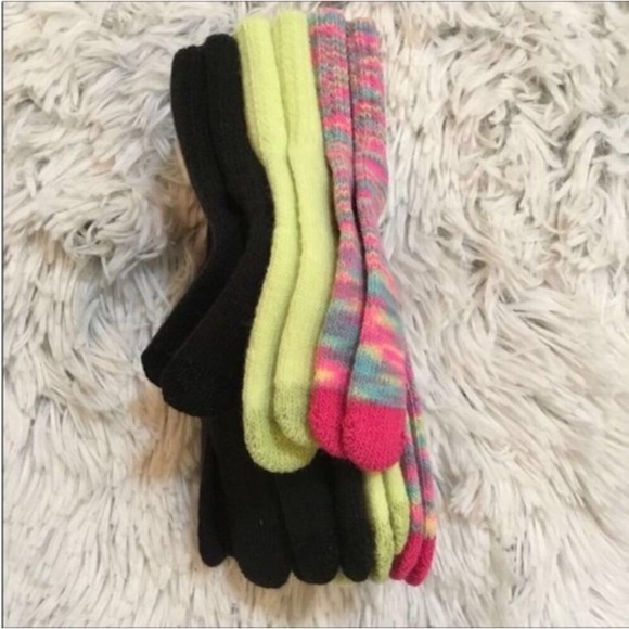 SO Woman’s Juniors Space dye glove set multi color Touch screen - Picture 7 of 12